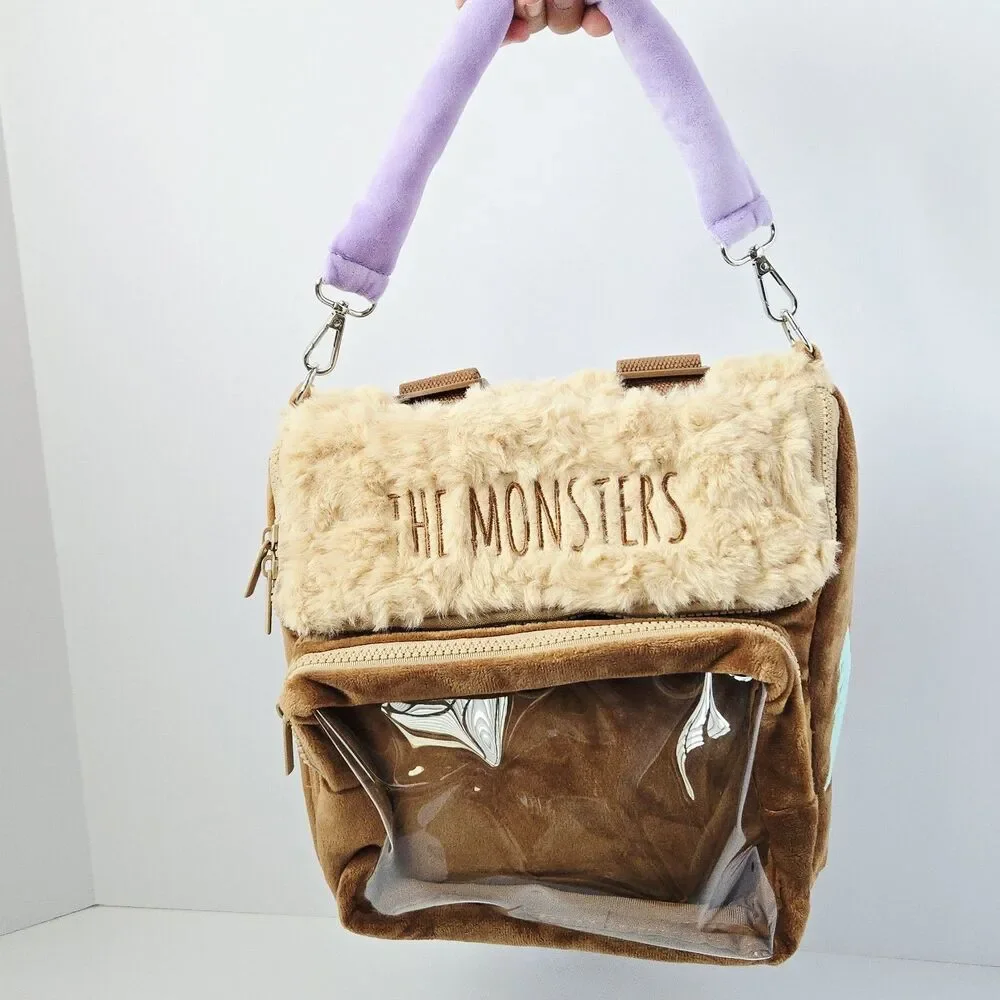 Pop Mart x The Monsters Labubu Fuzzy Backpack & Coffee Cup Membership Exclusive
